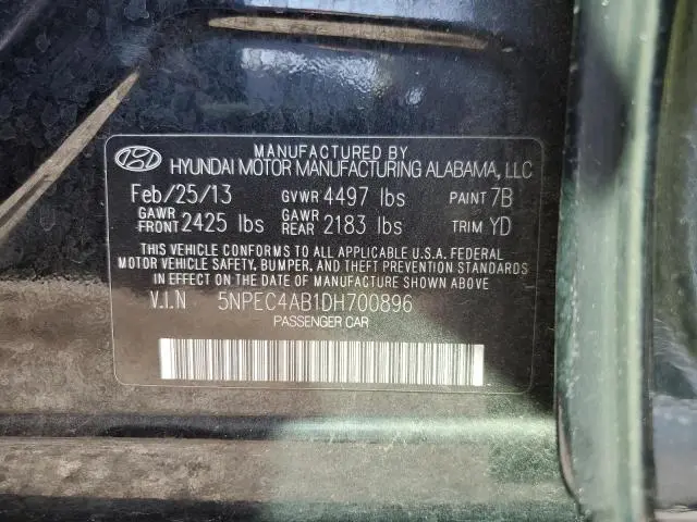 2013 HYUNDAI SONATA SE  