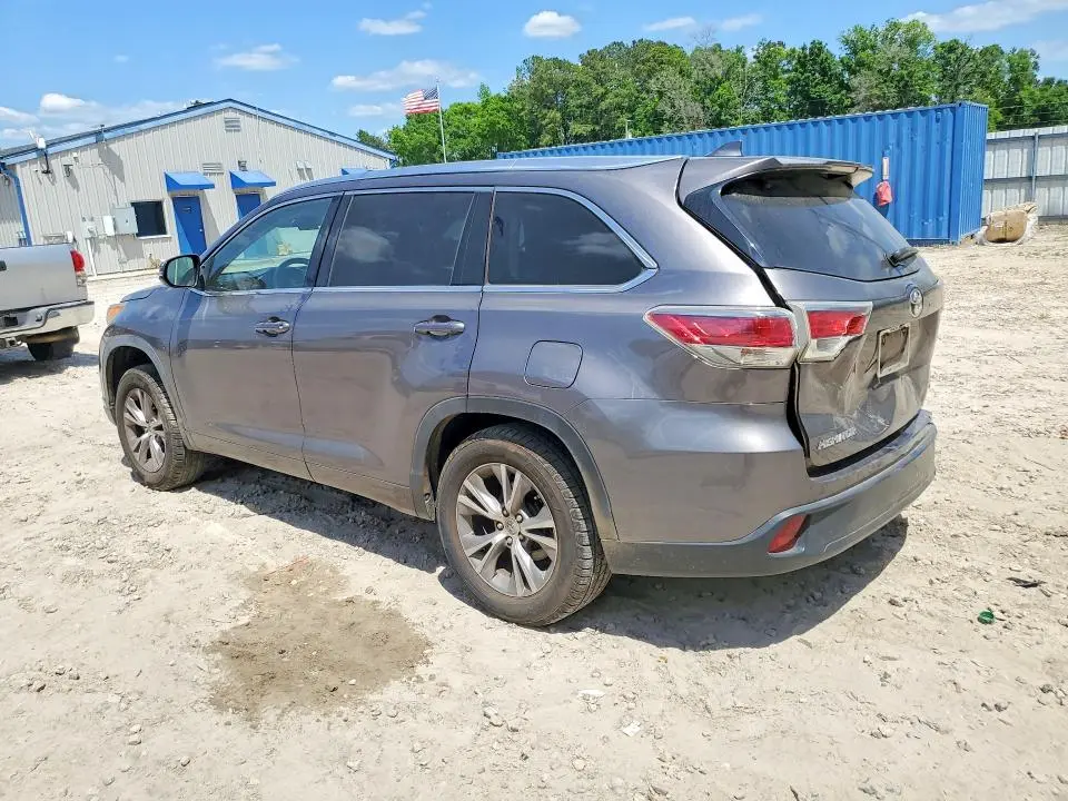 2015 TOYOTA HIGHLANDER XLE  
