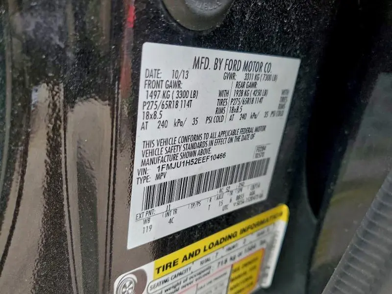 2014 FORD EXPEDITION XLT  