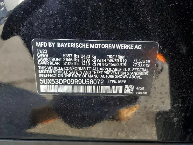 2024 BMW X3 XDRIVE30I  