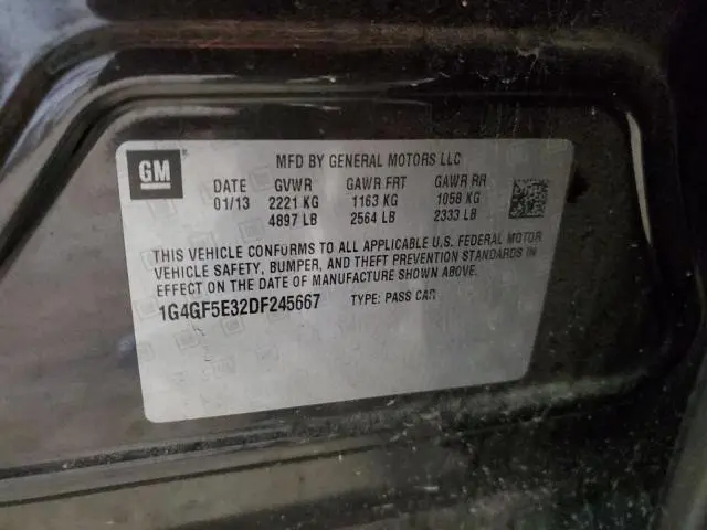 2013 BUICK LACROSSE PREMIUM  