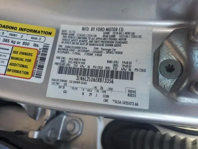 2014 LINCOLN MKZ HYBRID  