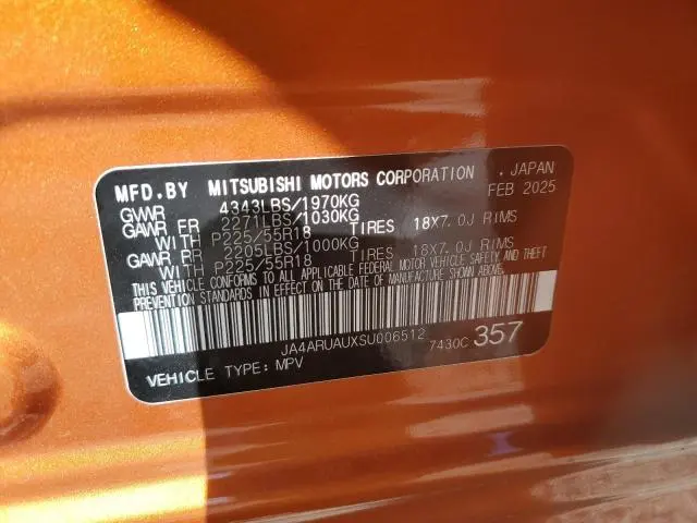 2025 MITSUBISHI OUTLANDER SPORT S  