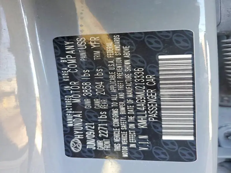 2021 HYUNDAI ELANTRA   