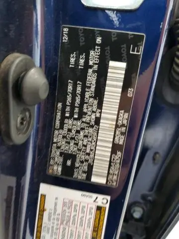 2019 TOYOTA 4RUNNER SR5/SR5 PREMIUM  