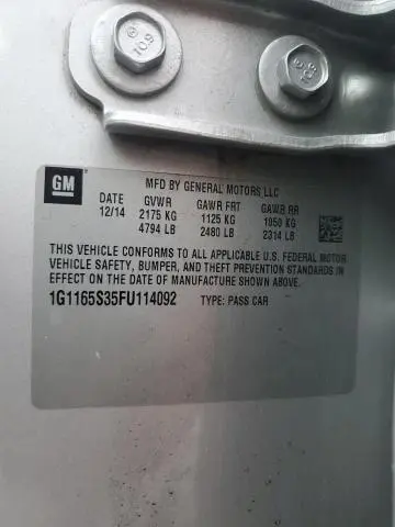 2015 CHEVROLET IMPALA LTZ  