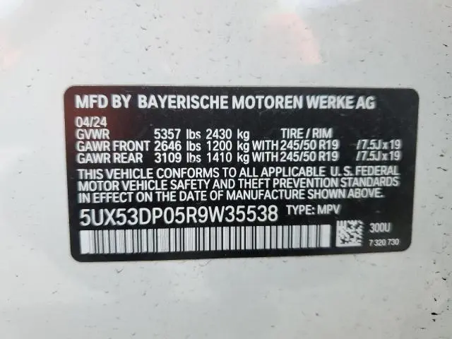 2024 BMW X3 XDRIVE30I  