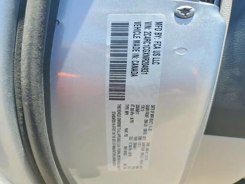 2022 CHRYSLER VOYAGER LX  