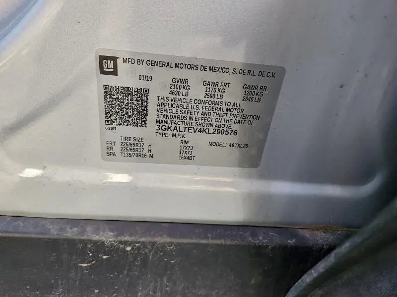 2019 GMC TERRAIN SLE  