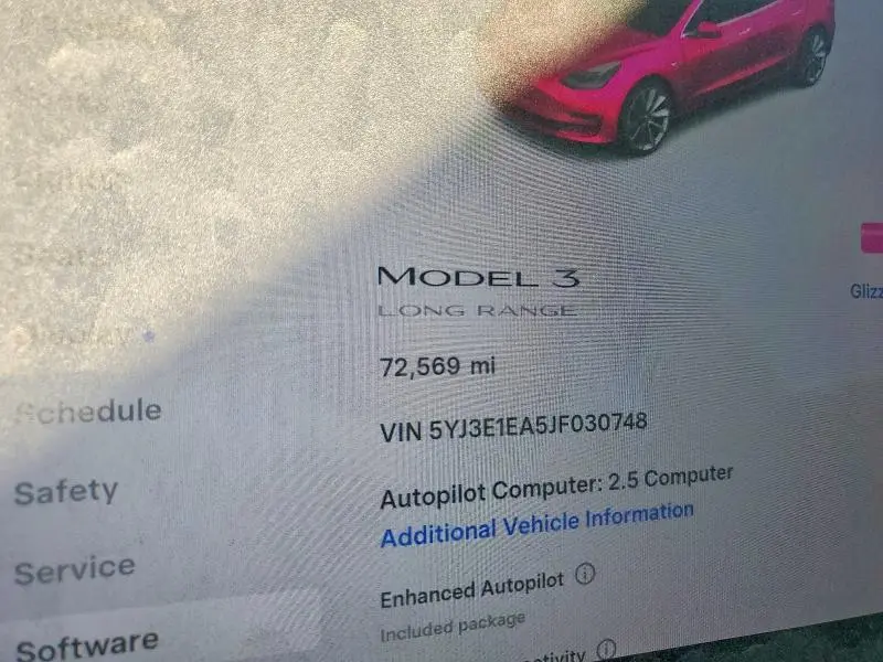 2018 TESLA MODEL 3   