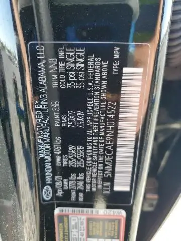 2022 HYUNDAI TUCSON LIMITED  