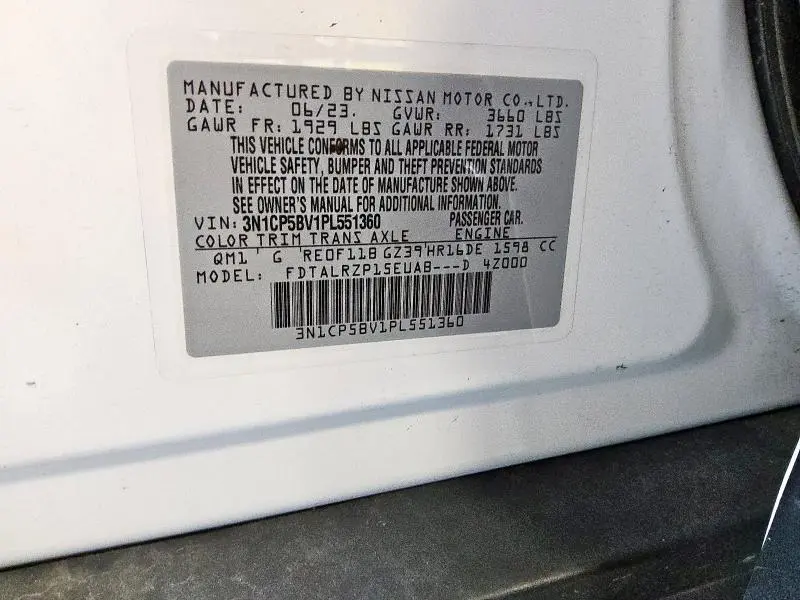 2023 NISSAN KICKS S