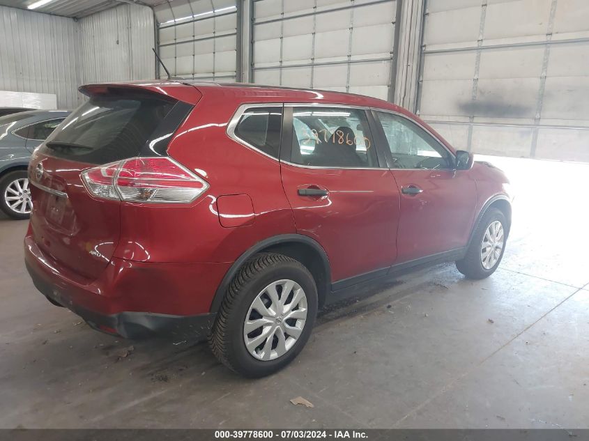 2016 NISSAN ROGUE S/SL/SV