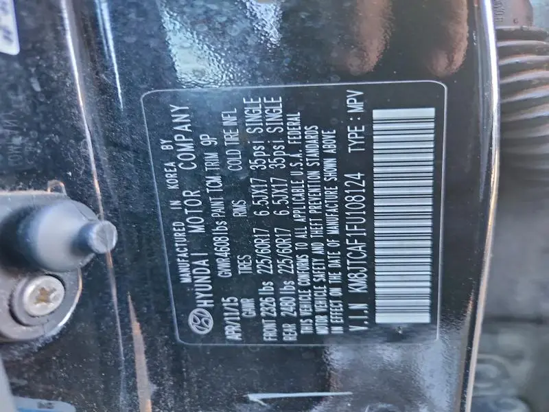 2015 HYUNDAI TUCSON GLS  