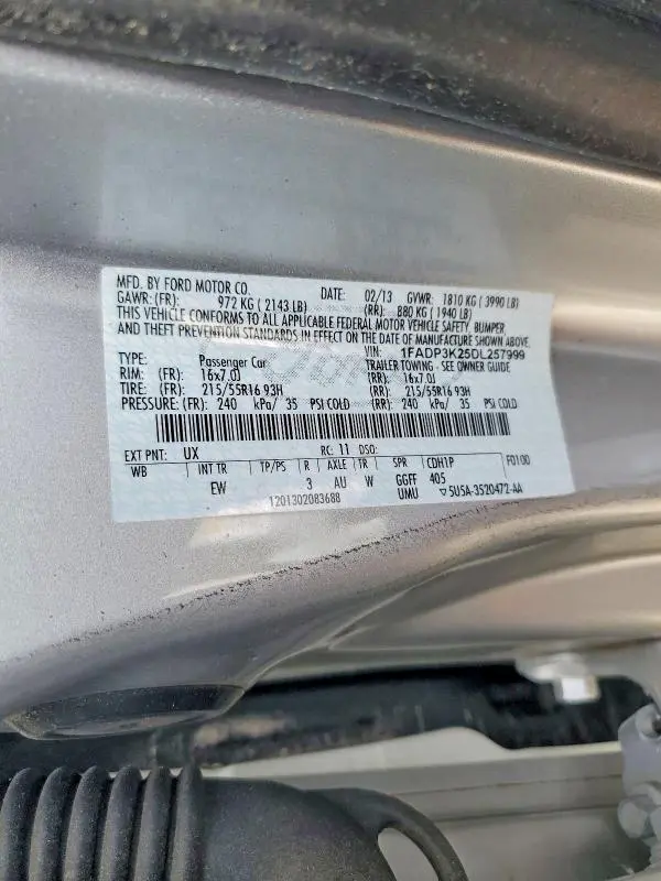 2013 FORD FOCUS SE  