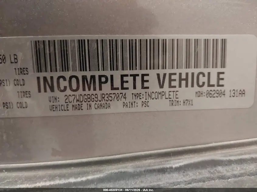 2018 DODGE GRAND CARAVAN SE
