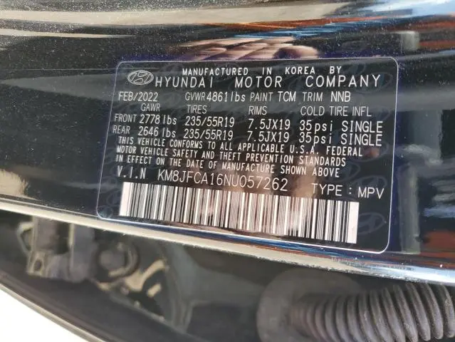 2022 HYUNDAI TUCSON SEL CONVENIENCE