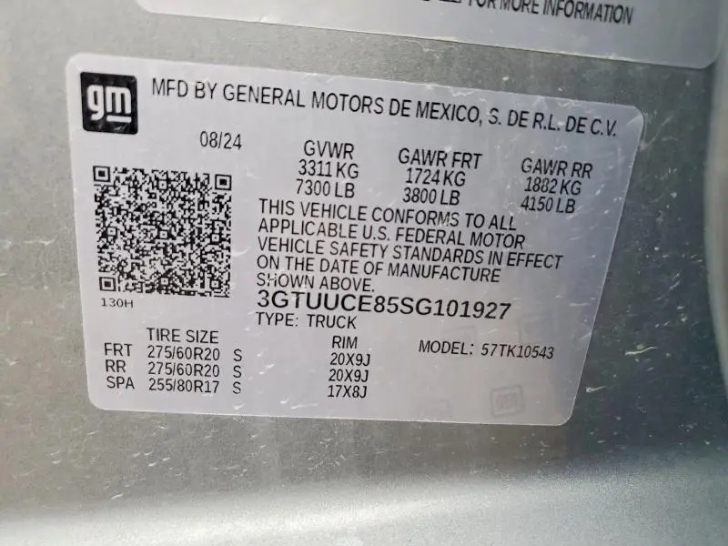 2025 GMC SIERRA K1500 ELEVATION  