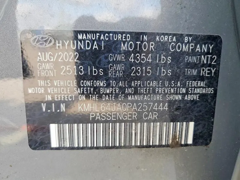 2023 HYUNDAI SONATA SEL  