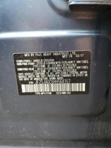 2017 SUBARU FORESTER 2.5I PREMIUM  