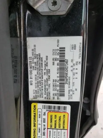 2013 FORD FUSION SE  