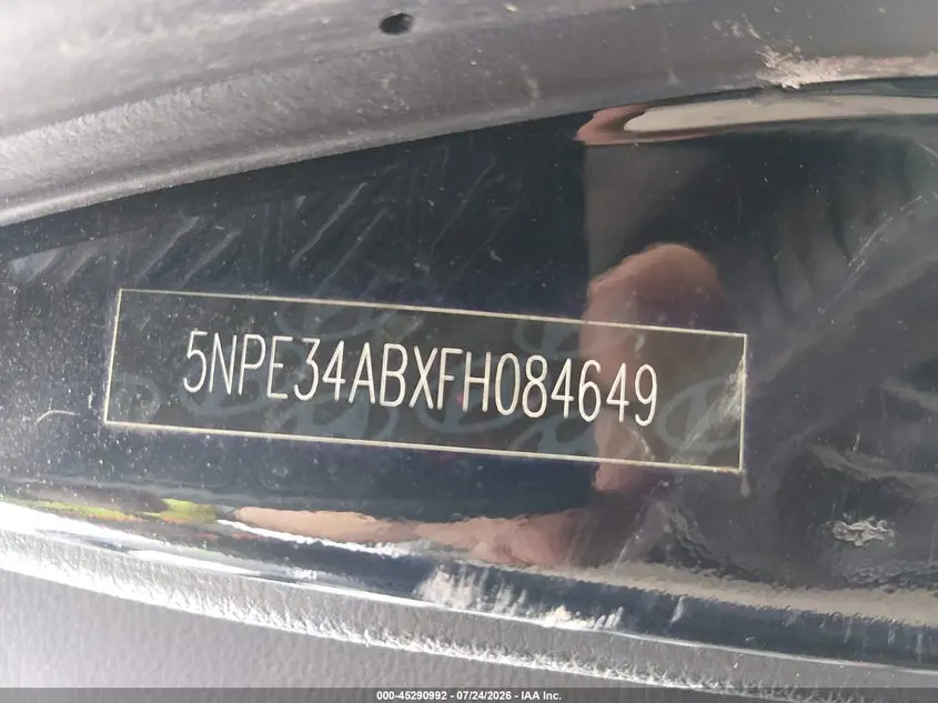 2015 HYUNDAI SONATA SPORT 2.0T