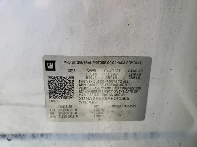 2019 CHEVROLET EQUINOX PREMIER  