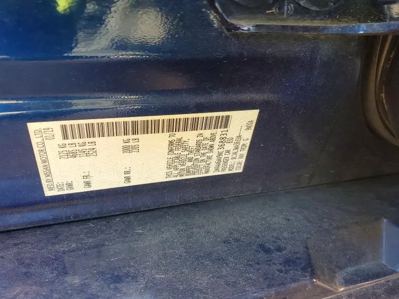 2019 NISSAN MAXIMA S  