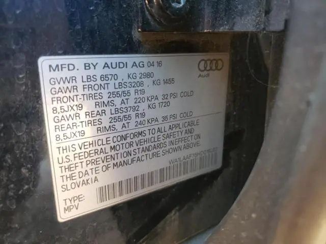 2017 AUDI Q7 PREMIUM PLUS
