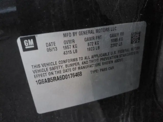 2013 CADILLAC ATS LUXURY  