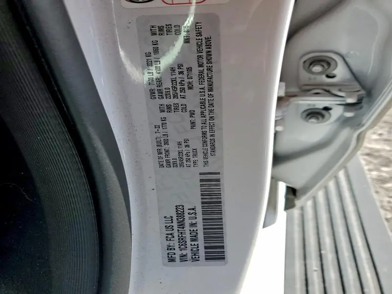 2022 RAM 1500 LIMITED  