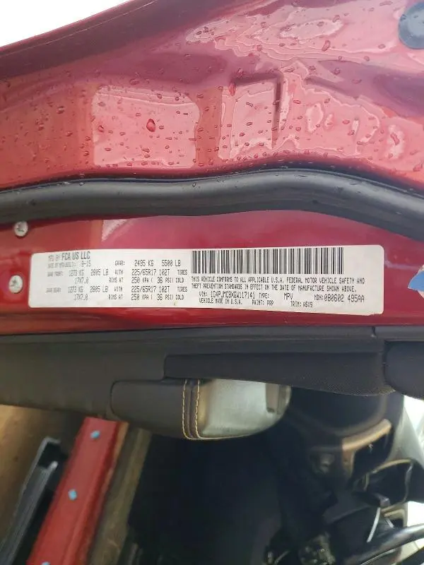 2016 JEEP CHEROKEE LATITUDE  
