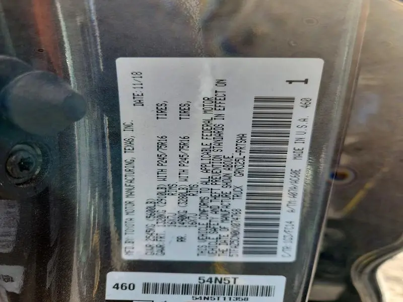 2019 TOYOTA TACOMA DOUBLE CAB  