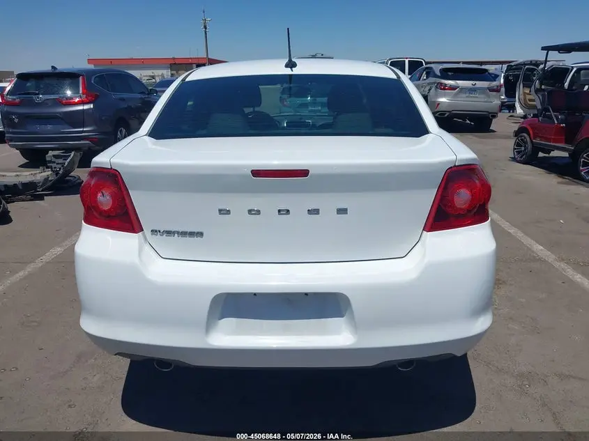 2013 DODGE AVENGER SE V6