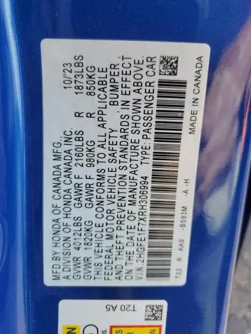 2024 HONDA CIVIC EX