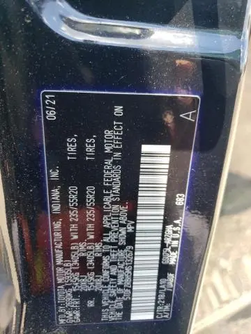 2021 TOYOTA HIGHLANDER PLATINUM  
