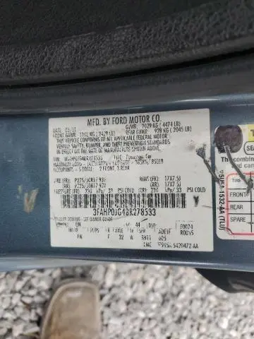 2011 FORD FUSION SEL  