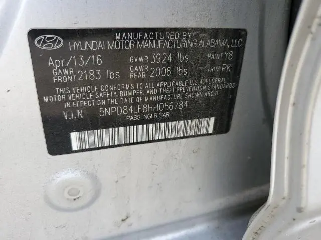 2017 HYUNDAI ELANTRA SE