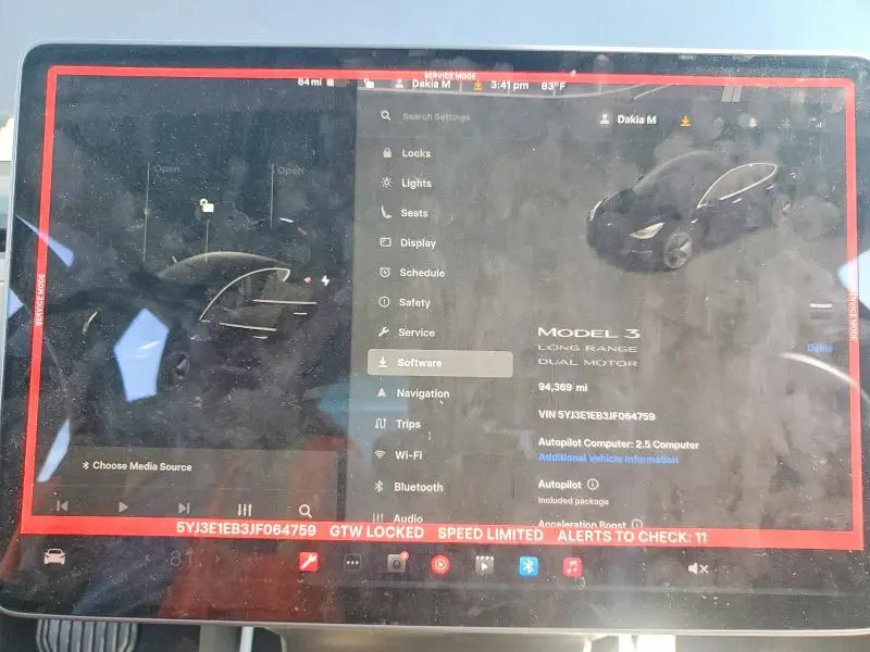 2018 TESLA MODEL 3   