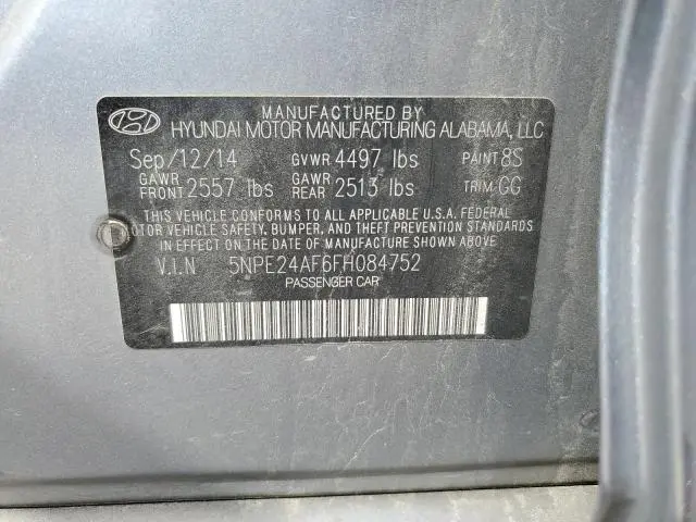 2015 HYUNDAI SONATA SE  