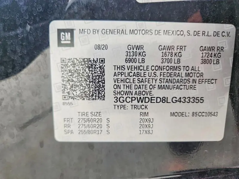 2020 CHEVROLET SILVERADO C1500 RST  