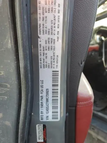 2021 DODGE DURANGO R/T  