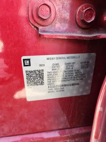 2019 CHEVROLET IMPALA LT  