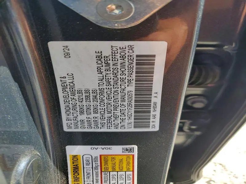 2024 HONDA ACCORD LX  