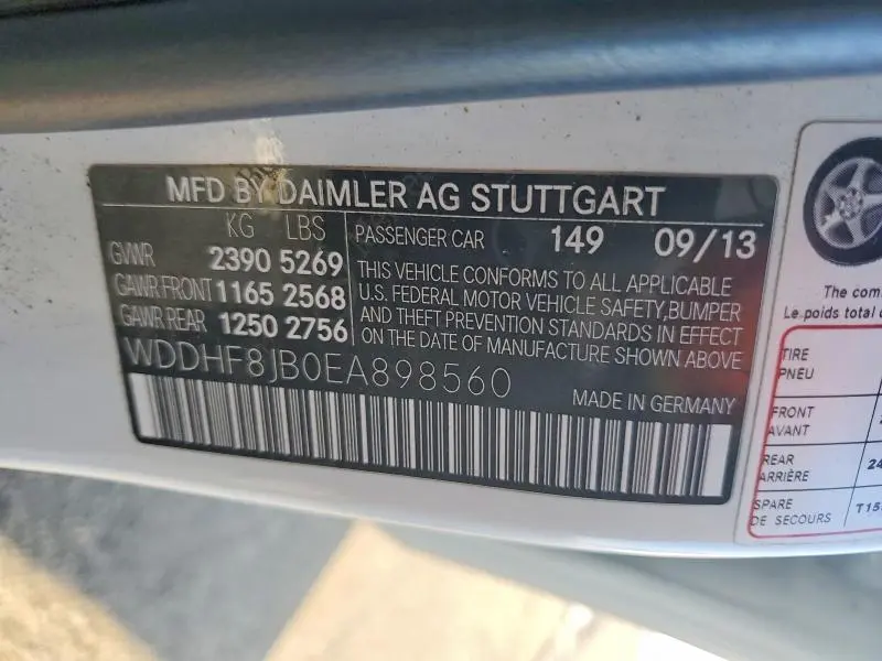 2014 MERCEDES-BENZ E 350 4MATIC  