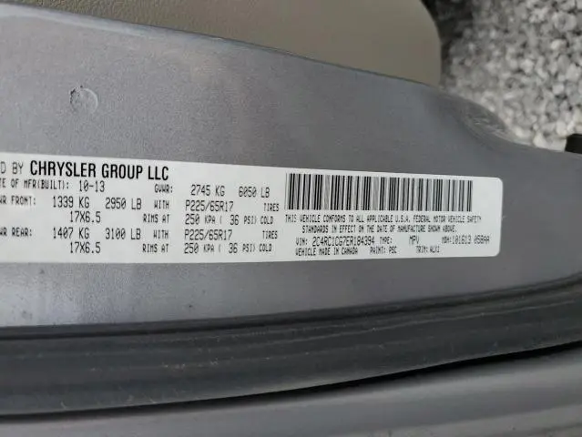 2014 CHRYSLER TOWN & COUNTRY TOURING L  