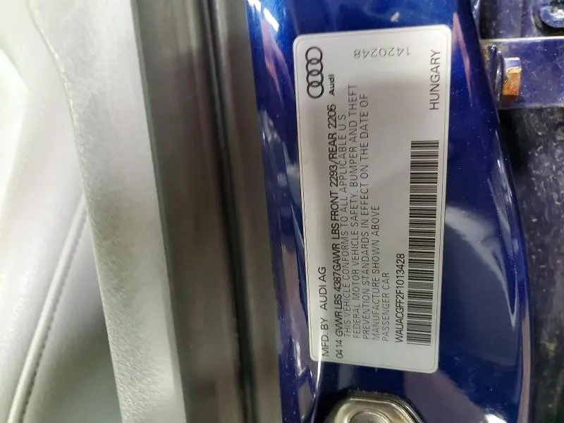 2015 AUDI A3 PREMIUM  