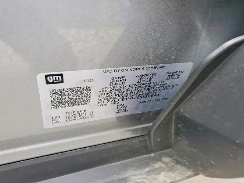 2026 CHEVROLET TRAX LS  