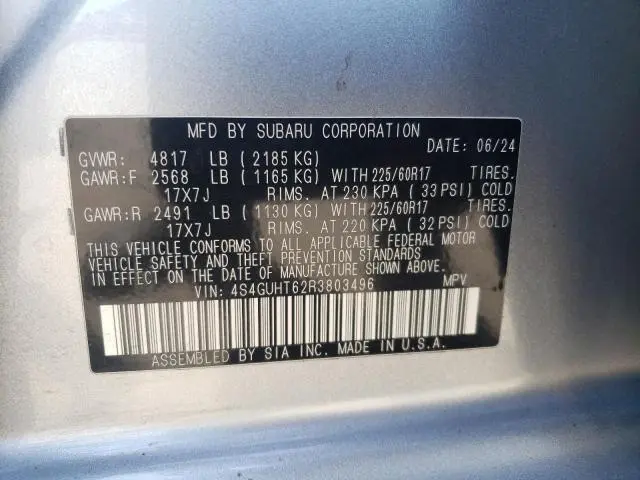 2024 SUBARU CROSSTREK WILDERNESS  