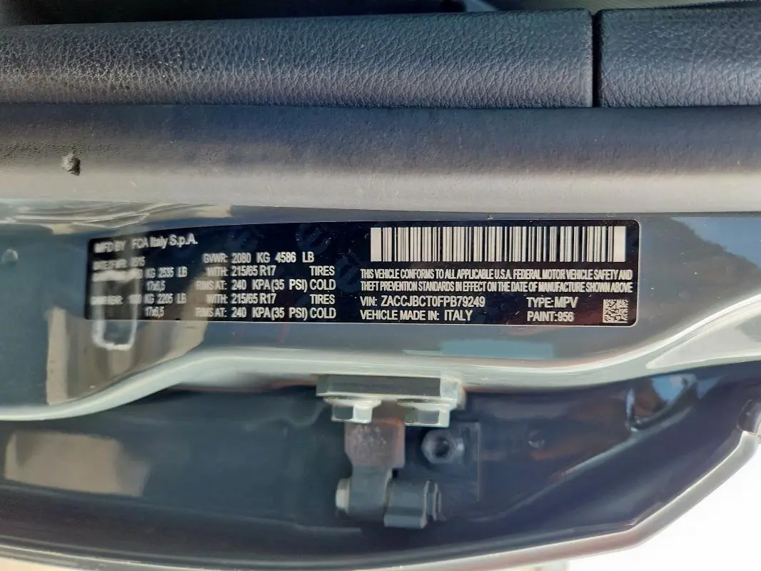 2015 JEEP RENEGADE TRAILHAWK  